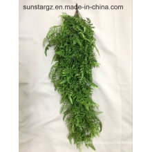 Plastic Lace Fern Hanging Garland Fake Flower Artificial Plant for Home Garden Decoration (50464)